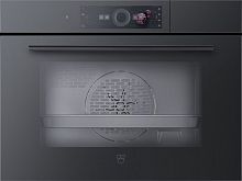 Встраиваемый паровой шкаф V-Zug CombiSteamer V4000 45 CS4T-23031 черное стекло